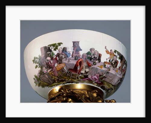 Punch Bowl and Lid detail by Unknown