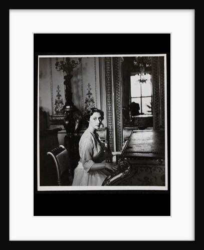 Princess Margaret by piano by Cecil Beaton