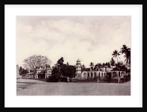 Buildings in Trivady used by the Rajah of Tanjore on his visit by Captain Linnaeus Tripe