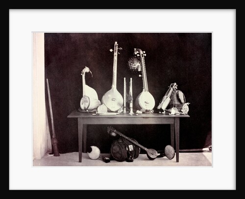 Musical instruments by Captain Linnaeus Tripe