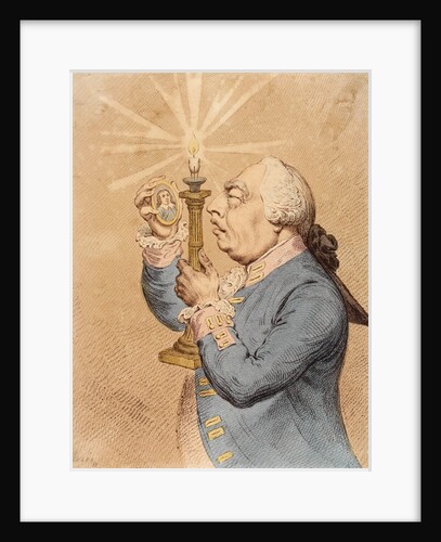 A Connoisseur Examining a Cooper by James Gillray