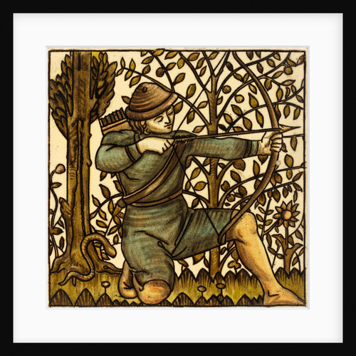 The Countryman and the Snake tile by Unknown