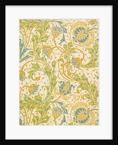 Teazle wallpaper by Walter Crane
