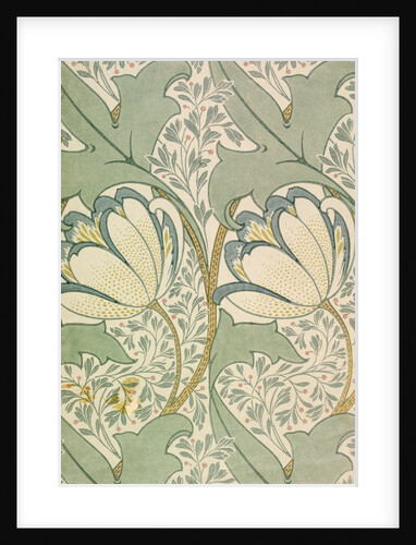 Portion of The Aylmer wallpaper by Charles Francis Annesley Voysey