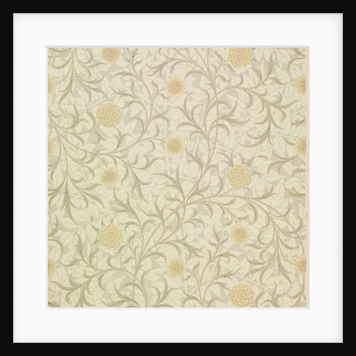 Scroll wallpaper by William Morris