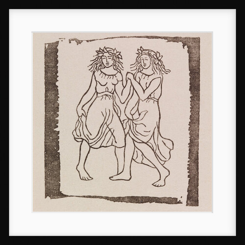 Girls dancing by Aristide Maillol
