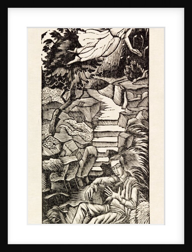 Illustration from Almanack 1929 by Eric Ravilious