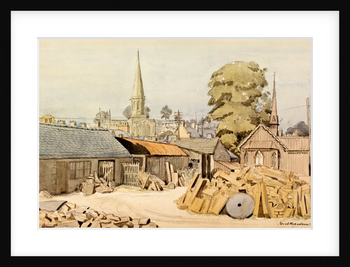 Stonemason's Yard, Bakewell by Karl Hagedorn