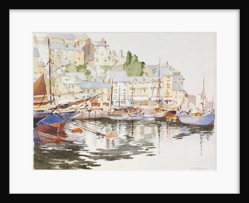 Brixham Harbour by Stanislaus Soutten Longley