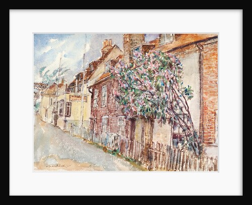 The Bull Inn and Cottages, Strand-on-the-Green by Archibald Standish Hartrick