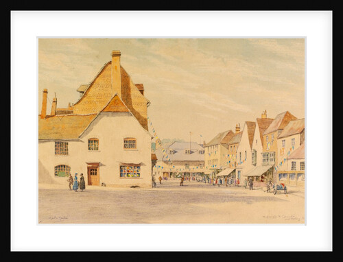 Preparing for the Coronation, West Malling, May 1937 by Martin Hardie