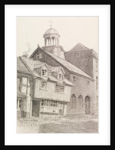 An old house at Ludlow by Edward Walker