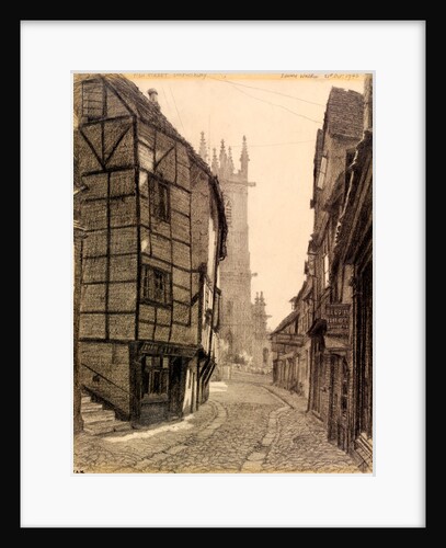 Fish Street, Shrewsbury by Edward Walker