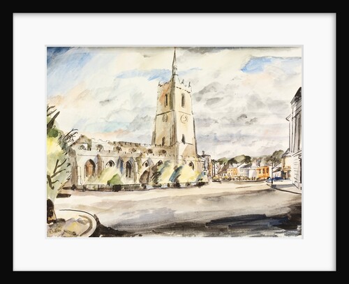 St. Peter's Church and Market Hill, Sudbury by Rowland Suddaby