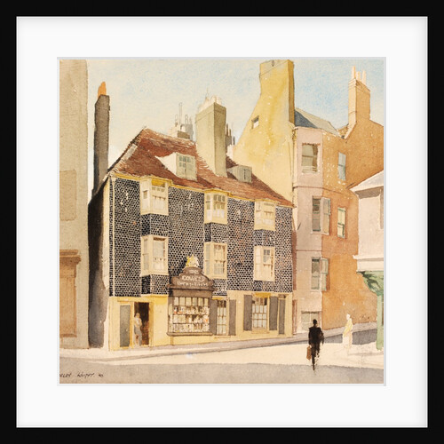 House and Shop in Pool Valley, Brighton by Charles Knight