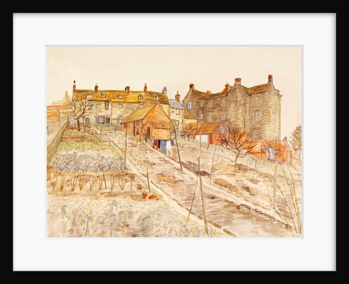 King Athelstan's Palace, and Stables (Now Cottages), Malmesbury by Louisa Puller