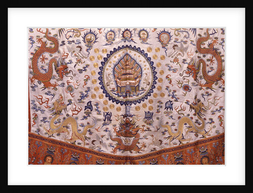 Temple robe with representations of The Daoist Universe, detail by Unknown