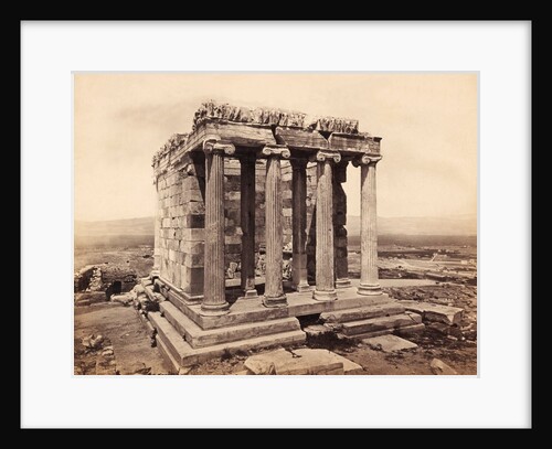 Athens Temple of Victory by Francis Frith & Co.