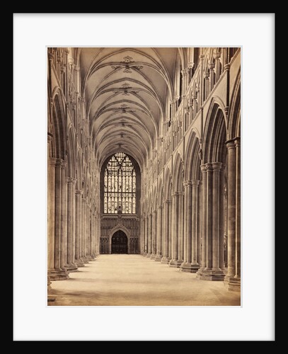 Nave West Beverley by Francis Frith & Co.