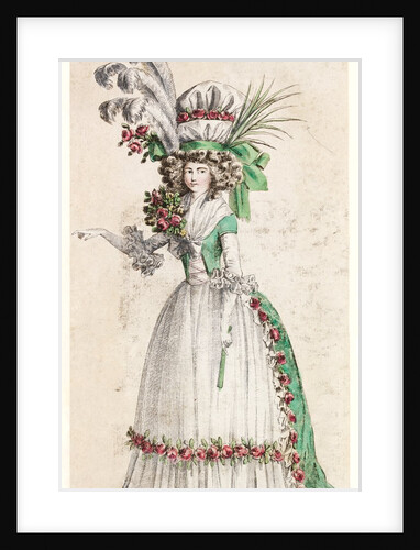 Fashion plate depicting women's costume by Unknown