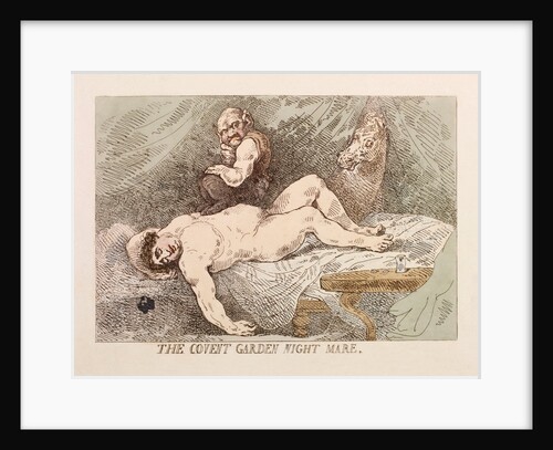 The Covent Garden Night Mare by Thomas Rowlandson