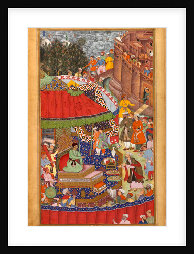 Akbar Receives Trophies of War from Asaf Khan by Anonymous