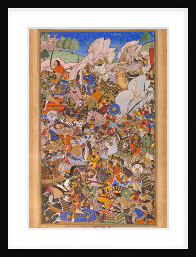 The Battle Preceding the Capture of the Fort at Bundi by Anonymous