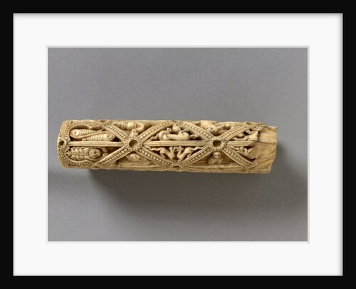 Head of tau-cross decorated with Zodiac motives by Anonymous