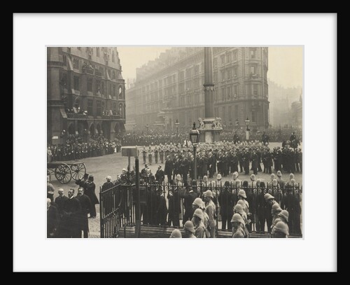 The funeral of the Right Hon. the Late W E Gladstone outside Westminster Abbey by S.B. Bolas