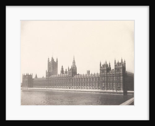 Houses of Parliament from Westminster Bridge by Benjamin Stone