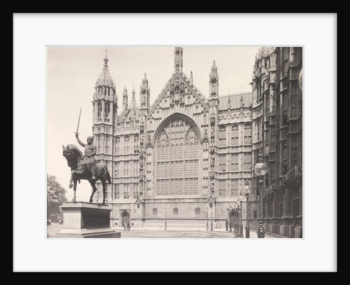 West Front of Westminster Hall, Houses of Parliament by Benjamin Stone