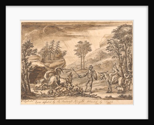 Error defeated by the Redcross Knight attended by Truth by William Kent