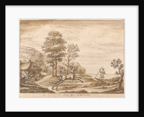 Florimell leaves the Witches Hut and Disappoint the Monster by William Kent