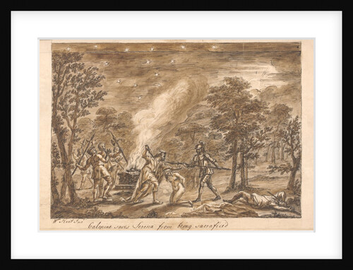 Calepine saves Serena from being sacraficed by William Kent