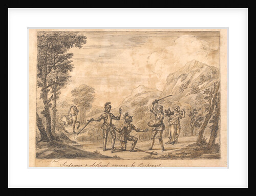 Scudamour and Arthegal fights with Britomart by William Kent