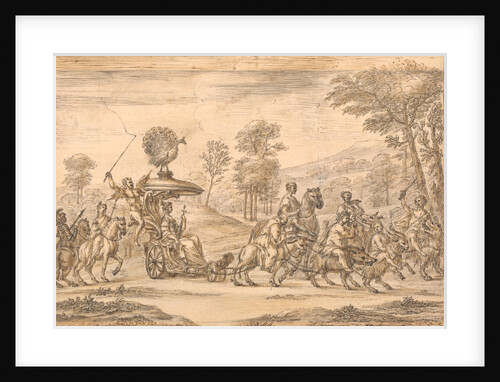 Prides procession with Idleness, Gluttony, Letchery, Avarice, Envy and Wrath, drove by Satan by William Kent