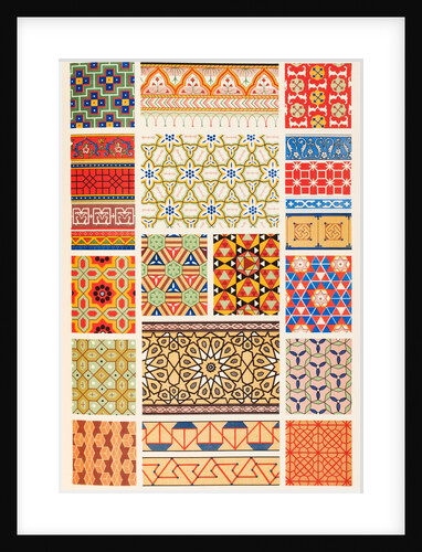 Plate 45 - Persian patterns by Owen Jones