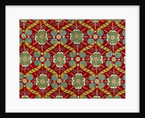 Hanging decorated with Tudor roses by Unknown