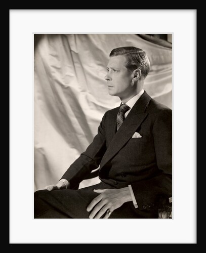 The Duke of Windsor seated in profile by Cecil Beaton