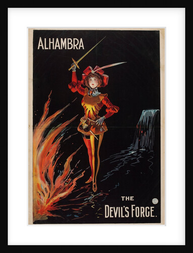 Poster advertising The Devil's Forge, by Weiner's Ltd by J. Weiner Ltd.