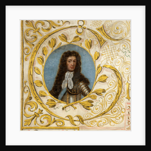 Letters patent in the name of William III and Mary II, detail by Anonymous