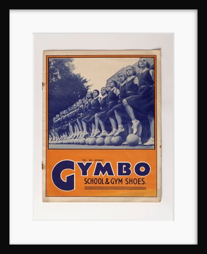 Gymbo School & Gym Shoes advertisement poster by Unknown