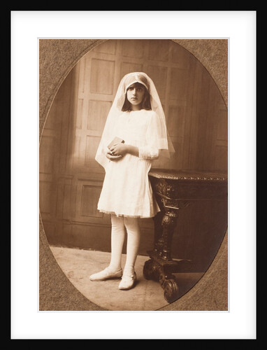 Natalie Edith Jamison at her confirmation day by Unknown
