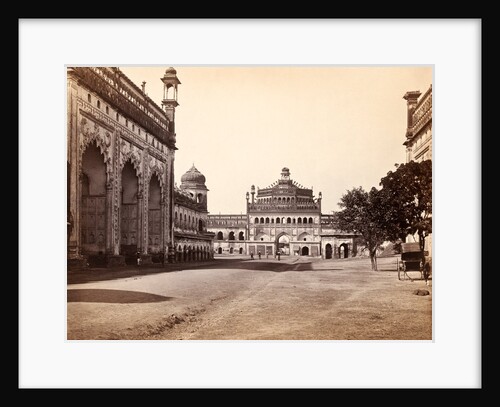 Bara Imambara Gateway and Rumi Darwaza by Samuel Bourne