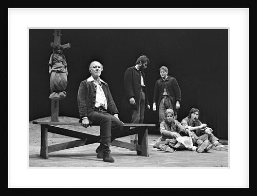 John Gielgud in Edward Bond's Bingo at the Royal Court Theatre by Douglas H. Jeffery