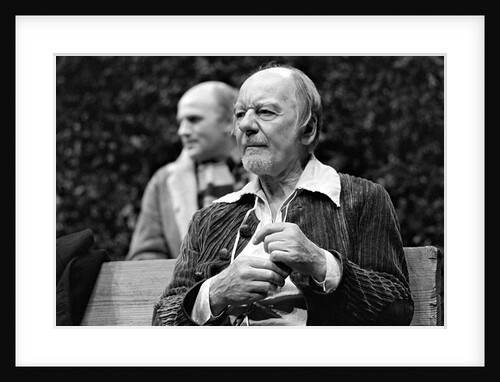 John Gielgud in Edward Bond's Bingo at the Royal Court Theatre by Douglas H. Jeffery
