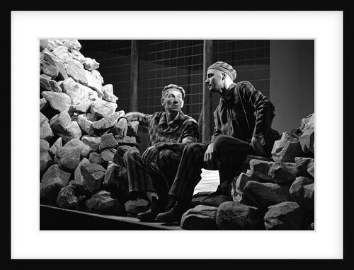 Ian McKellen and Michael Cashman in Martin Sherman's Bent at the National Theatre by Douglas H. Jeffery