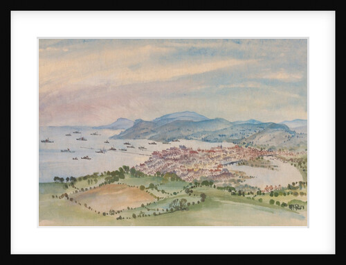 View over Weymouth towards Portland, Dorset by Eve Kirk