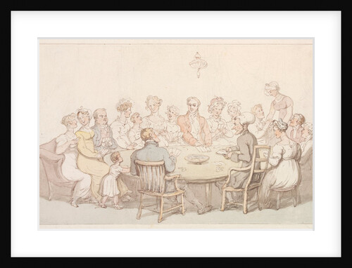Dr. Syntax at a Card Party by Thomas Rowlandson