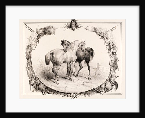 Chevaux au Pâturage by Unknown